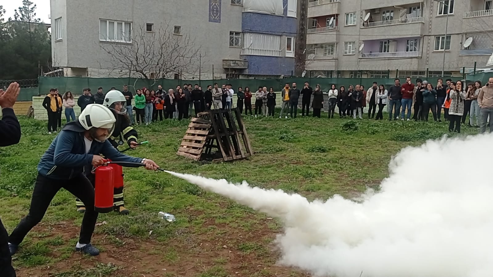 Gerçeği Aratmayan Yangın Tatbikatı Gerçekleşti