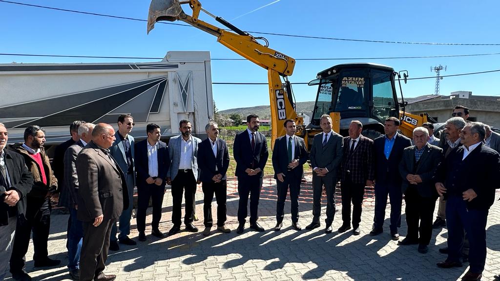 Siirt’in Gökçebağ Beldesi’nde Doğalgaz Temeli Atıldı