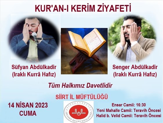 Siirt’te Kuran Ziyafeti