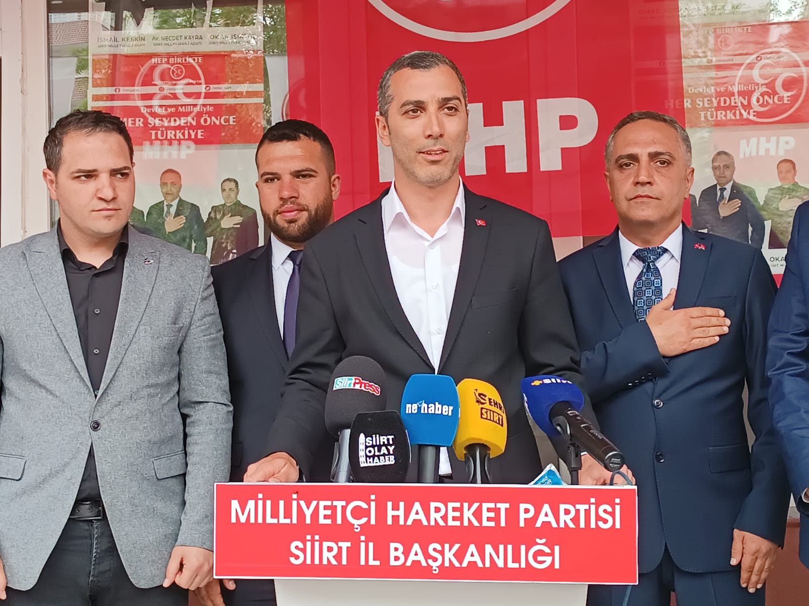 MHP Kurmaylarından Basın Toplantısı