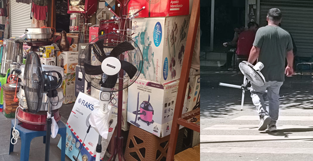 Siirt’te En Ekonomik Serinleme Araçlarından Vantilatör Yoğun İlgi Görüyor