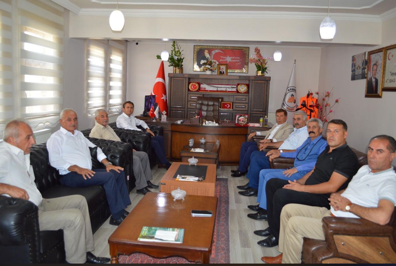 Kaymakam Özcan Başkan Laleyi Ziyaret Etti