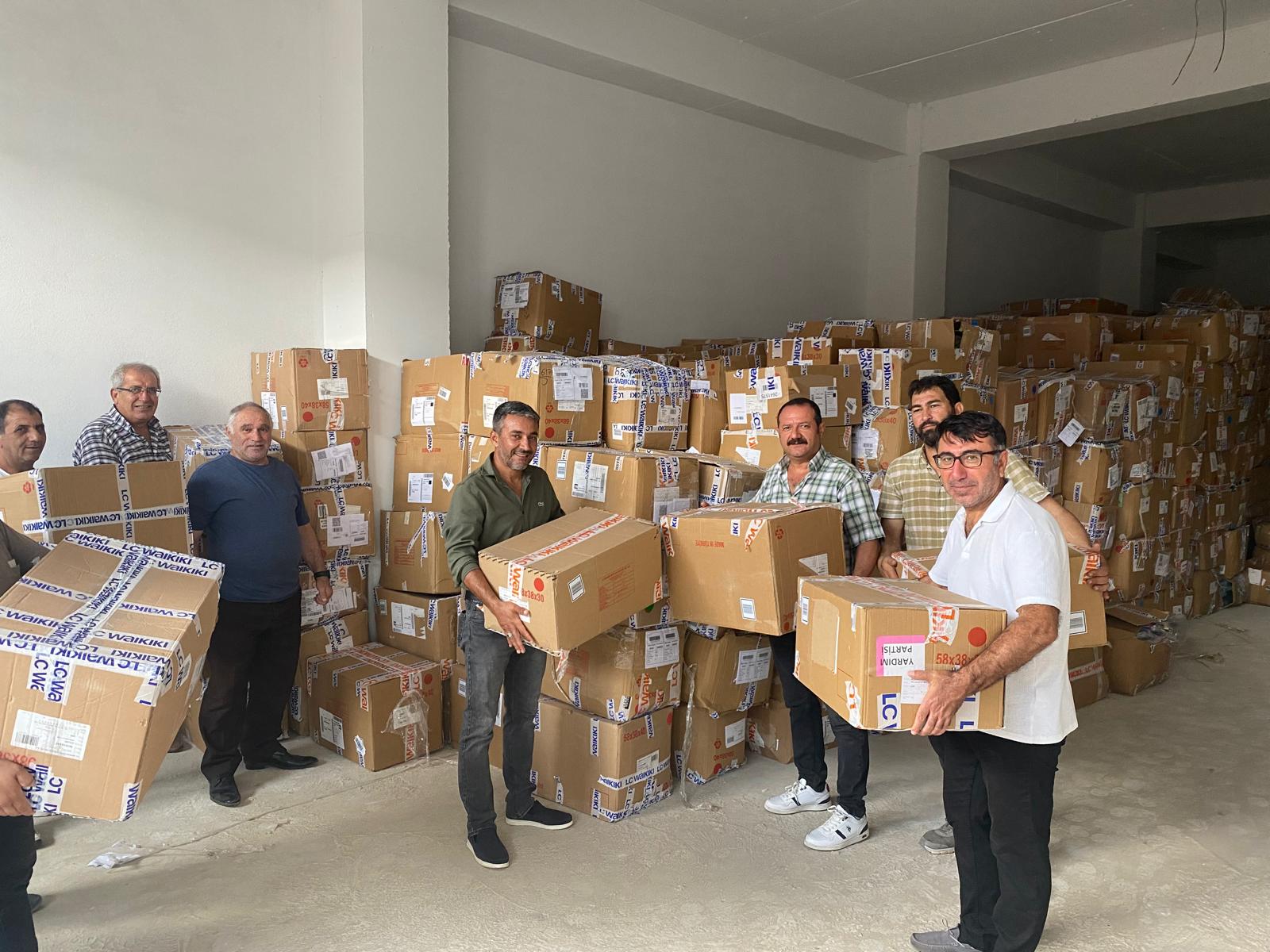 Yalova Anadolu Dernekleri Federasyonundan Giysi Yardımı