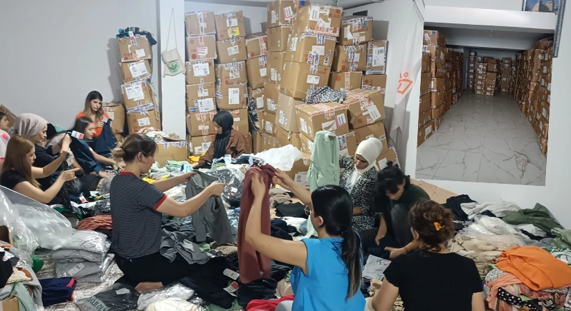 Siirt Vakfından Giysi Yardımı