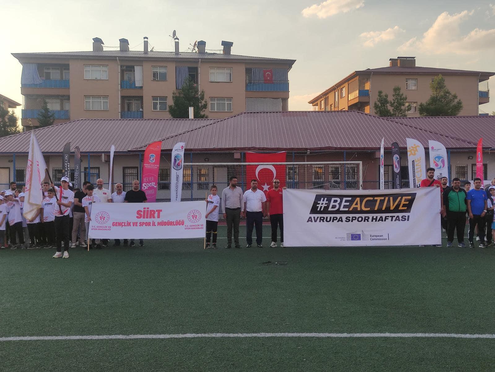 Siirt’te Avrupa Spor Haftası Etkinlikleri Başladı