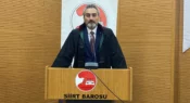 Siirt Barosu’nda Seçim Sonuçlandı! Av. Muhammed Alptekin Güven Tazeledi