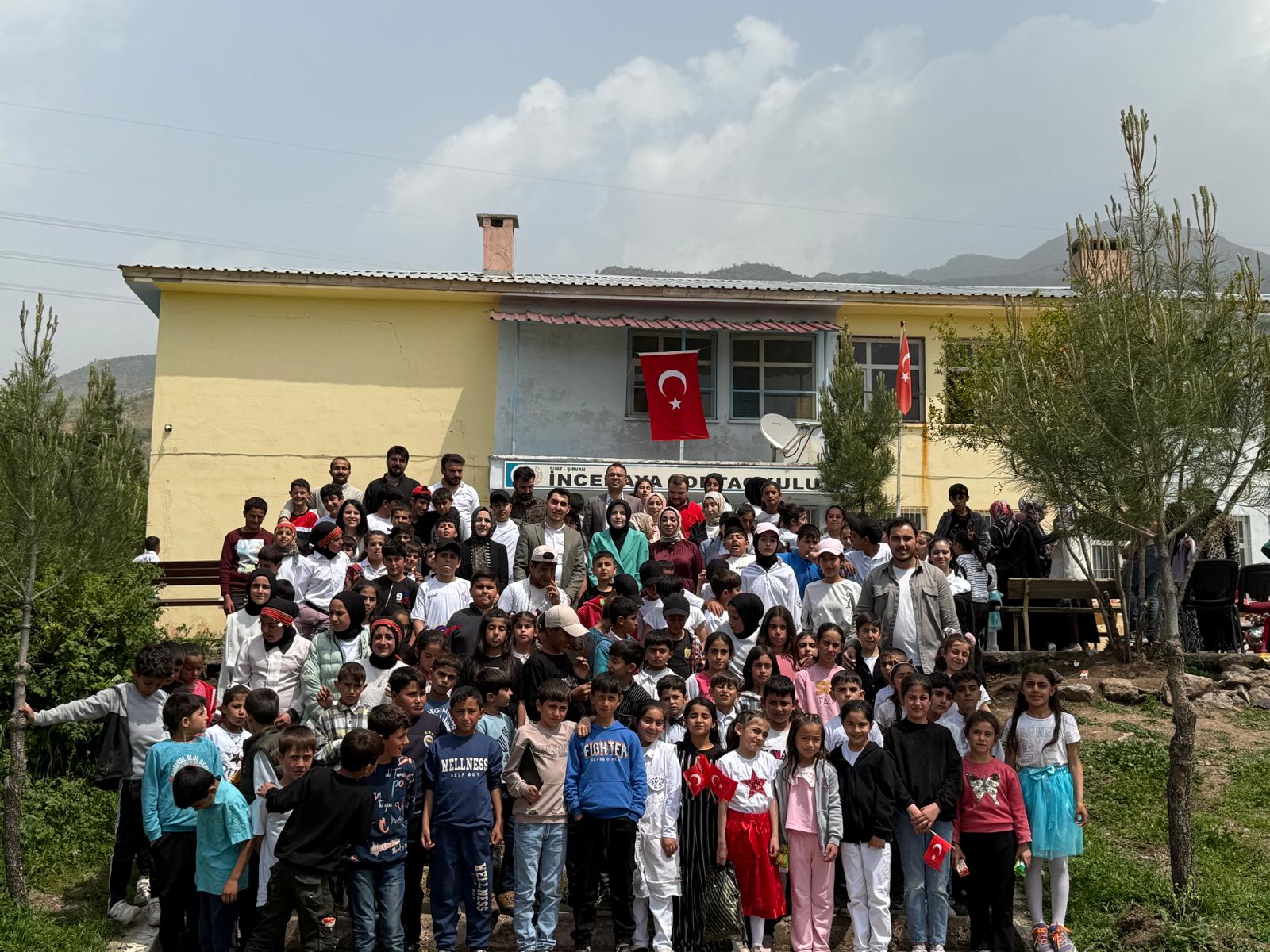 23 Nisan’da Başkan Betül Tuğba Mavi’den İncekaya Ortaokulu’na Anlamlı Ziyaret