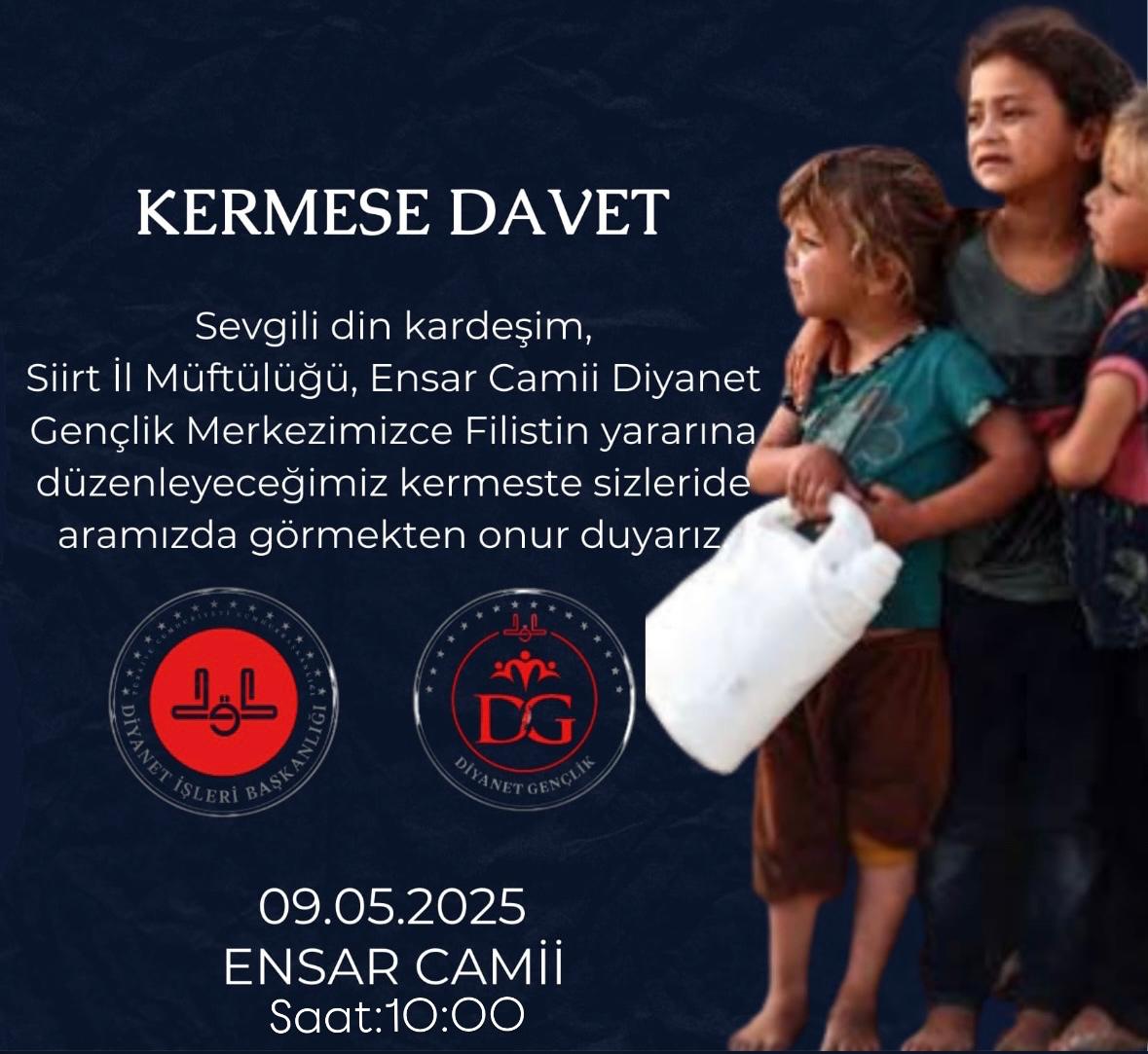 Filistin’e Bir Destekte Ensar Camisinden