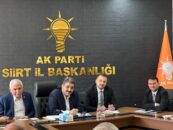 Ak Parti Genel Merkez Teşkilat Başkan Yardımcısı Hakan Aksu Siirt’teydi