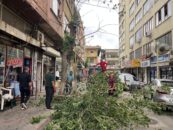 Kuvvetli Rüzgârın Ardından Siirt’te Temizlik ve Güvenlik Seferberliği
