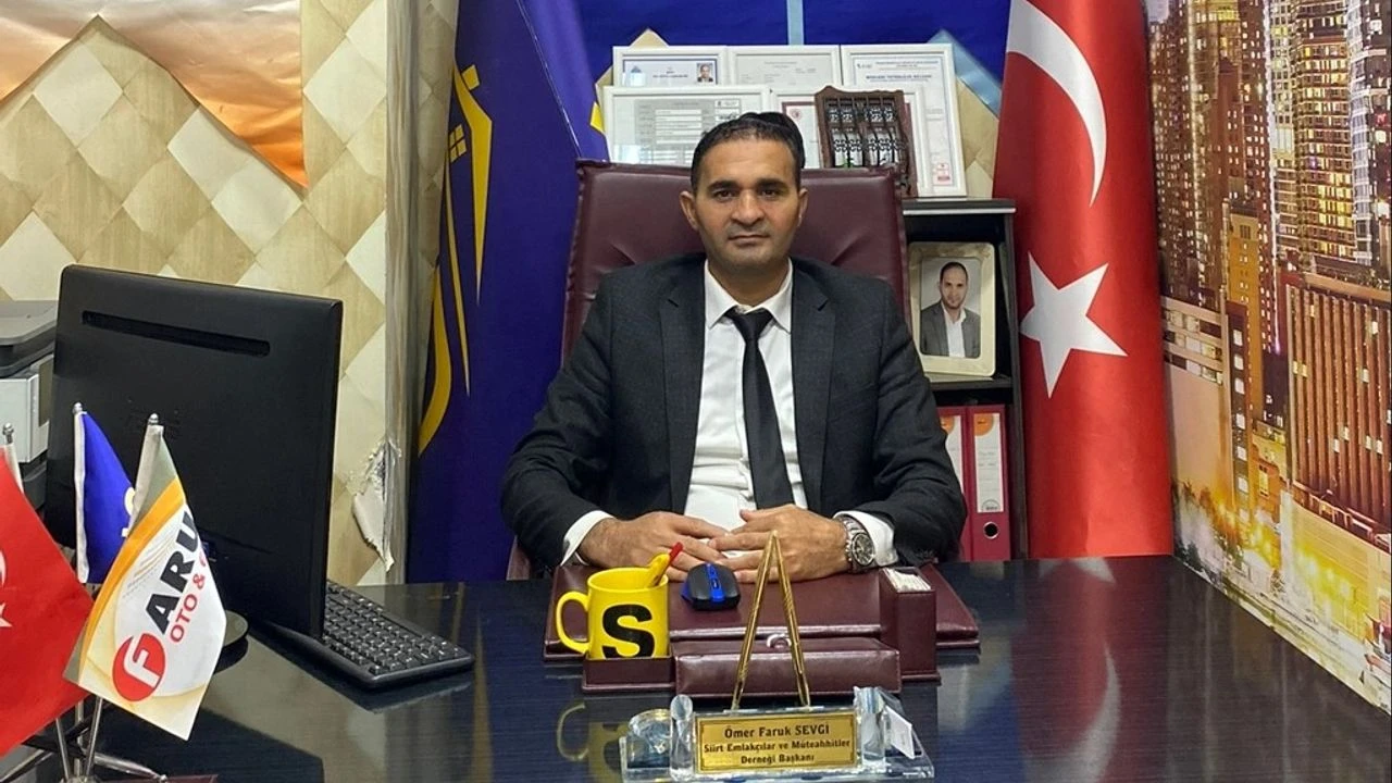 Tüm Emlak Danışmanları Birliği Siirt İl Başkanı Ömer Faruk Sevgi’den Bayram Mesajı