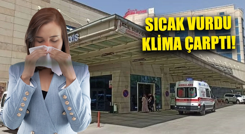 49 Dereceyi Gören Siirt’te Vatandaşları Sıcak Vurdu, Klima Çarptı! Hastanelere Akın Var