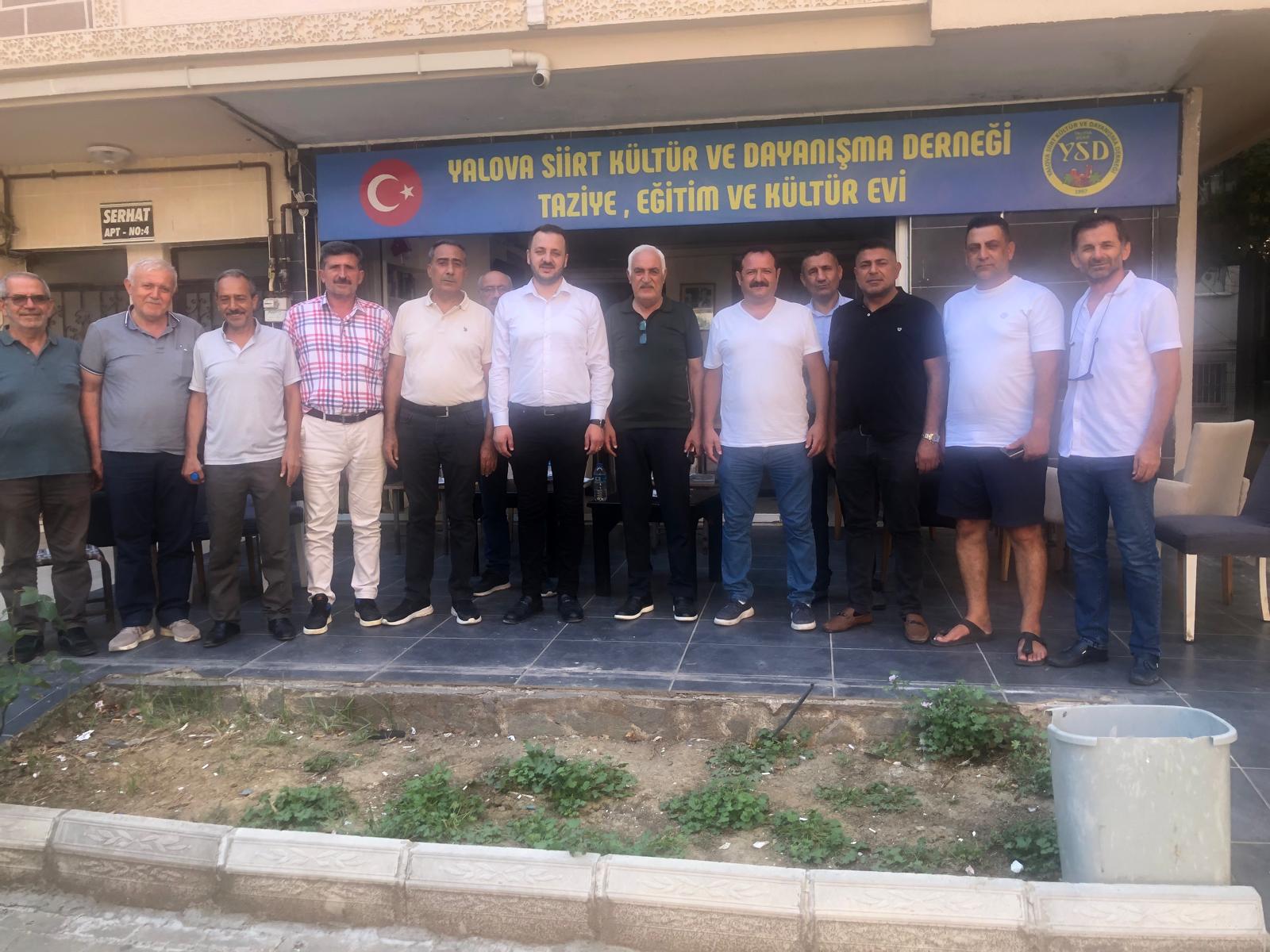 Ak Parti Siirt İl Başkanı Av. Bahri Caner Özturan Yalova’da Temaslarda Bulundu