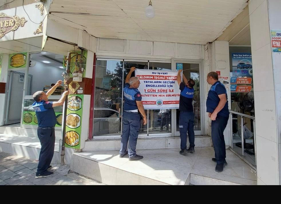 Siirt’te Kaldırım İşgali Yapan Çay Ocağı Mühürlendi