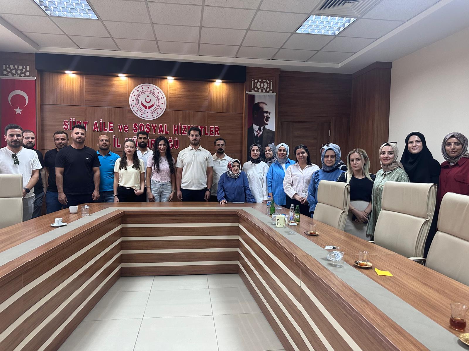Siirt’teki Sosyal Hizmet Personellerine Yönelik Psikososyal Destek Eğitimi Tamamlandı