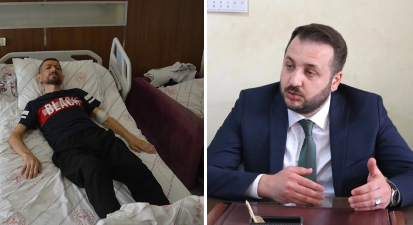 Kanser Hastası Bedri Nas İçin AK Parti Siirt İl Başkanı Özturan Devreye Girdi! Ankara’ya Sevk Edildi