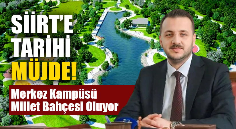 İl Başkanı Özturan’dan Siirt’e Tarihi Müjde! Siirt’in Kalbine Millet Bahçesi Yapılacak