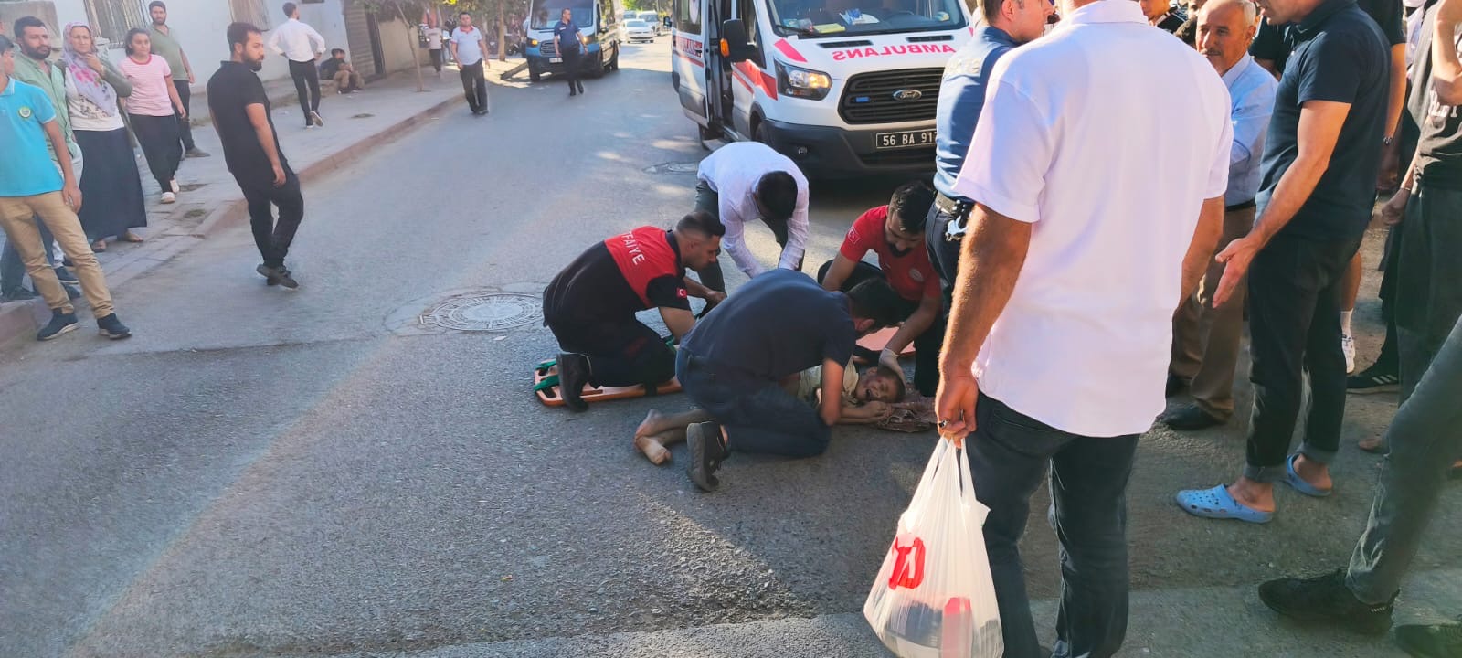 Siirt’te Aracın Çarptığı Küçük Çocuk  Yaralandı