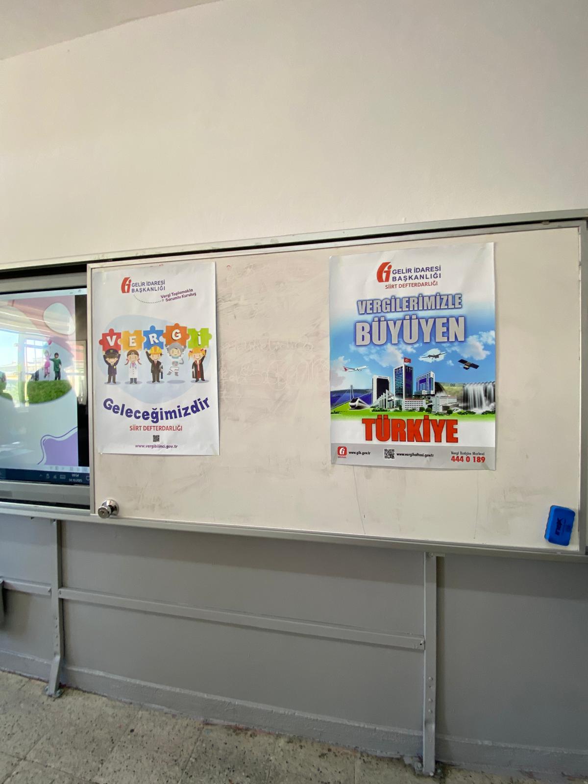 Siirt 80. Yıl İlkokulu ve Ortaokulu’nda Vergi Bilinci Eğitimi Düzenlendi