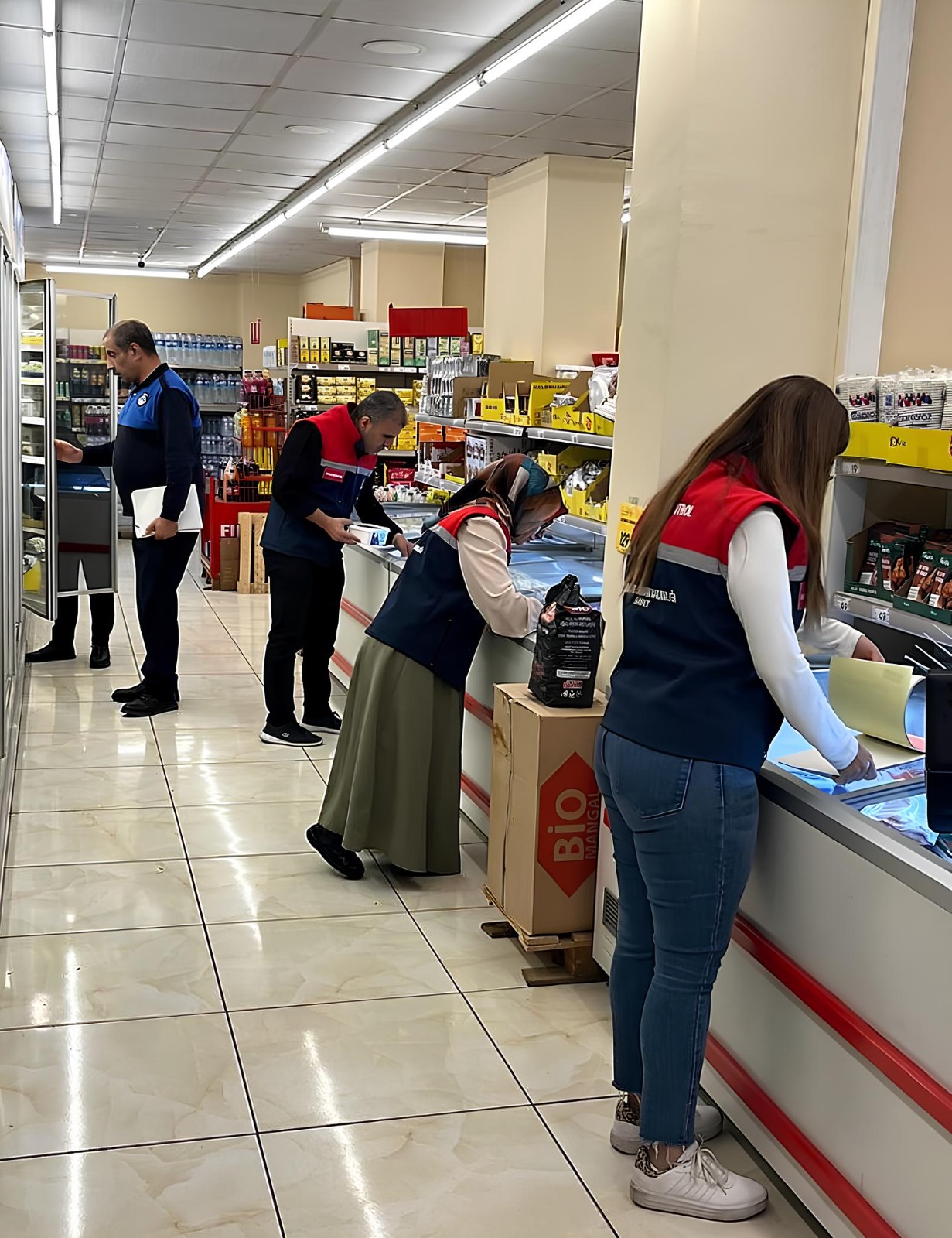 Gıda Kontrol Ekipleri ve Zabıta Birimi İle Ortak Denetimler Devam Ediyor