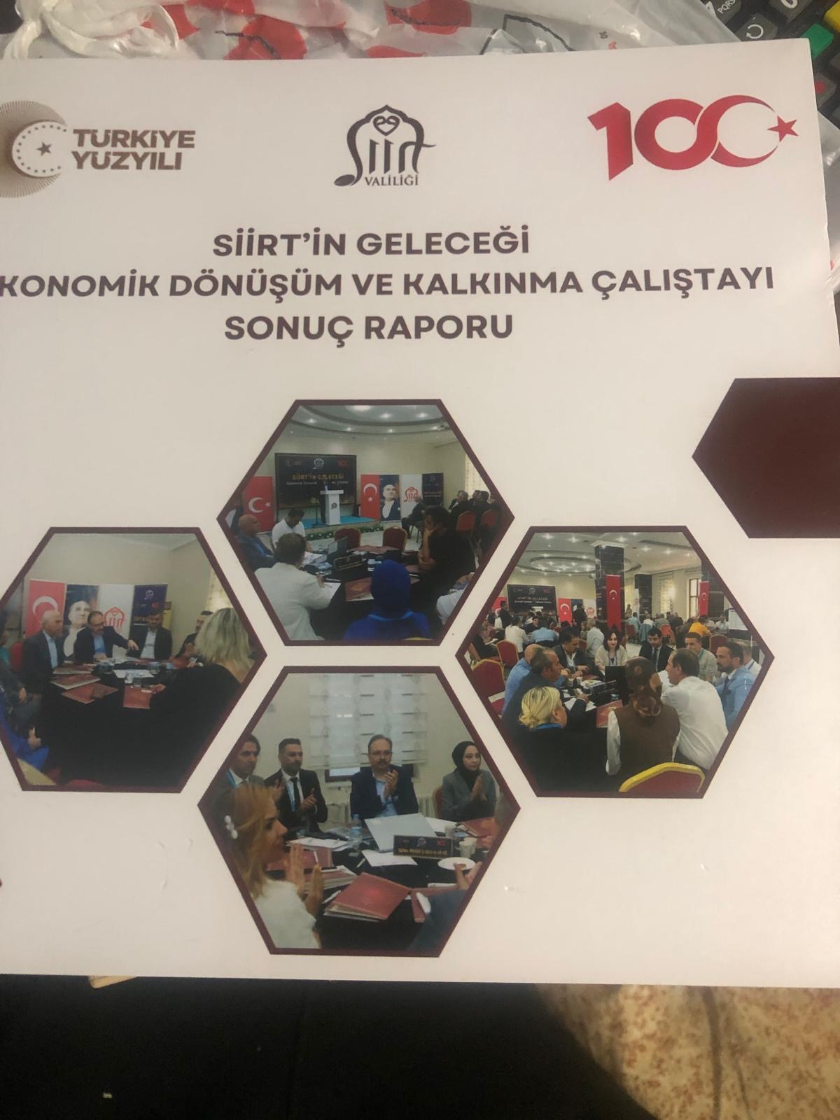 Siirt’in Geleceği Ekonomik Dönüşüm ve Kalkınma Çalıştayı Sonuç Raporu Yayınlandı