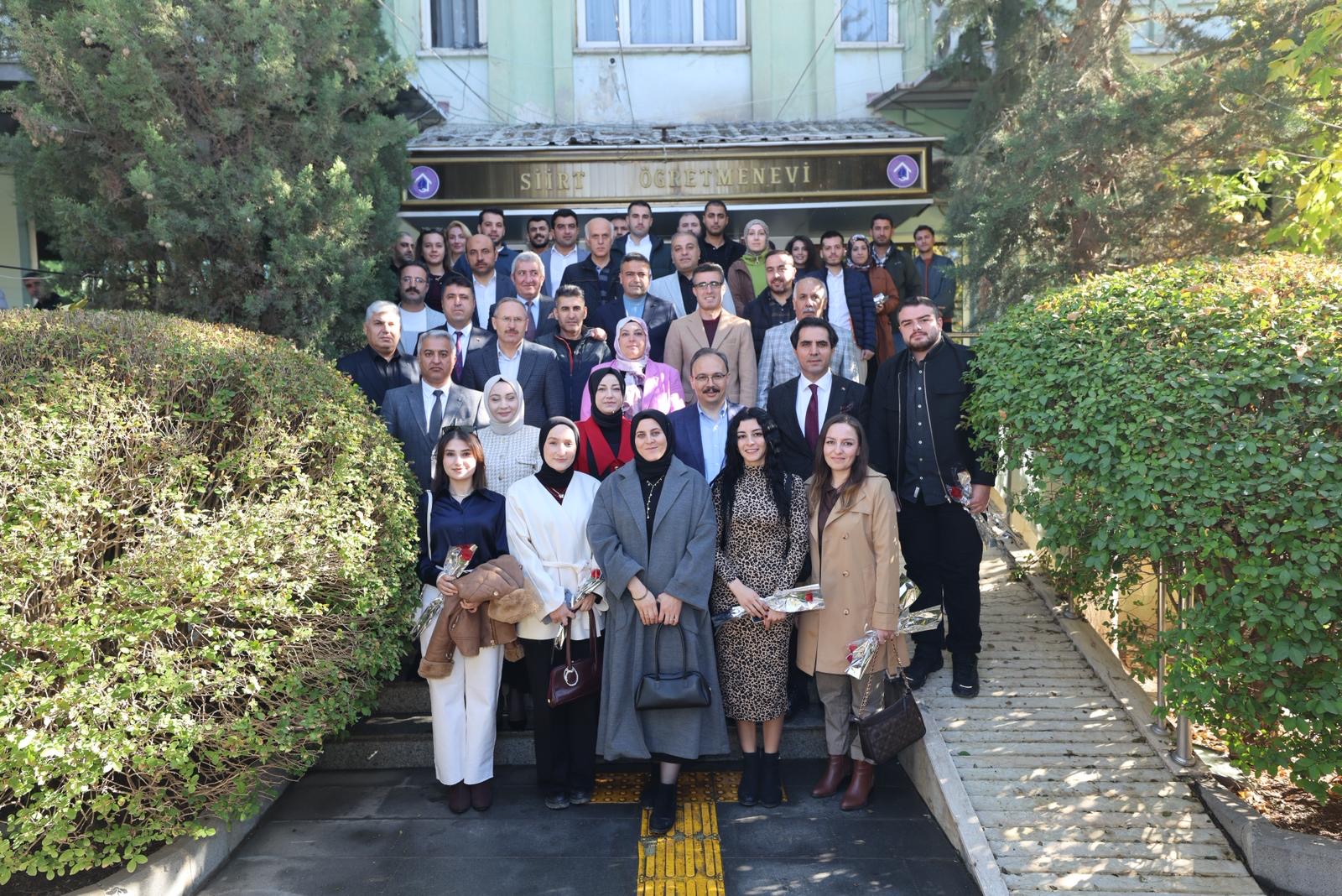 Vali Kızılkaya, 24 Kasım Öğretmenler Günü Dolayısıyla Öğretmenlerle Bir Araya Geldi