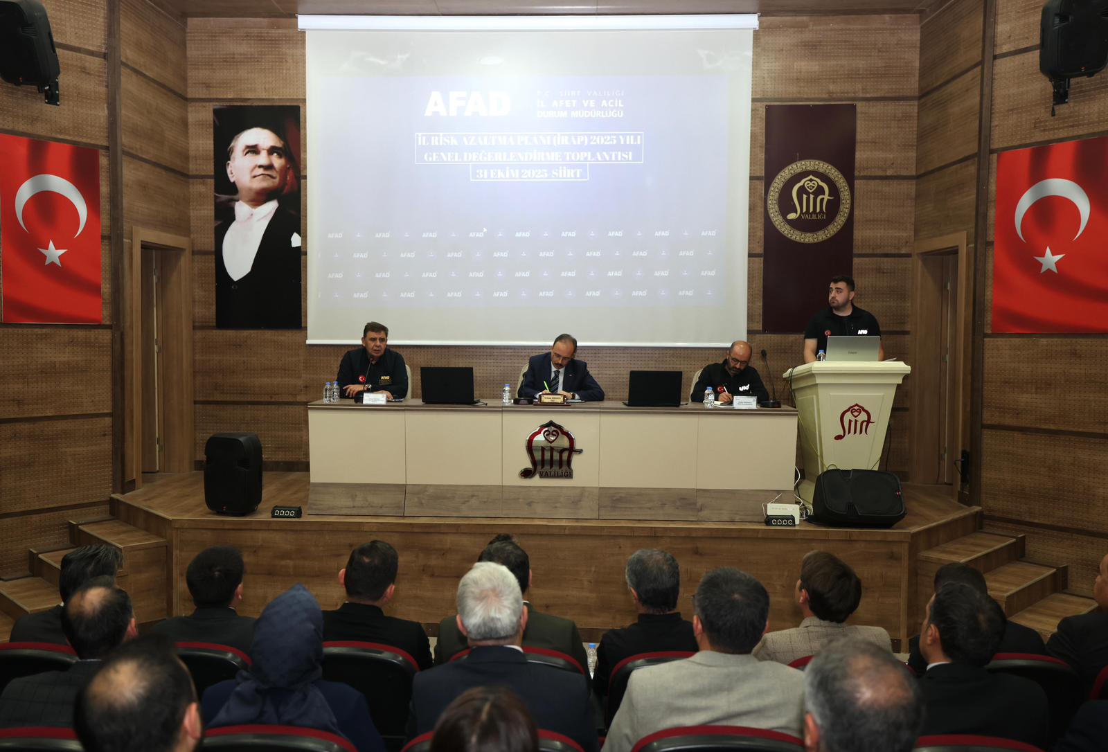 Siirt’in Risklerini Azaltmak İçin 52 Eylem Planı Masaya Yatırıldı