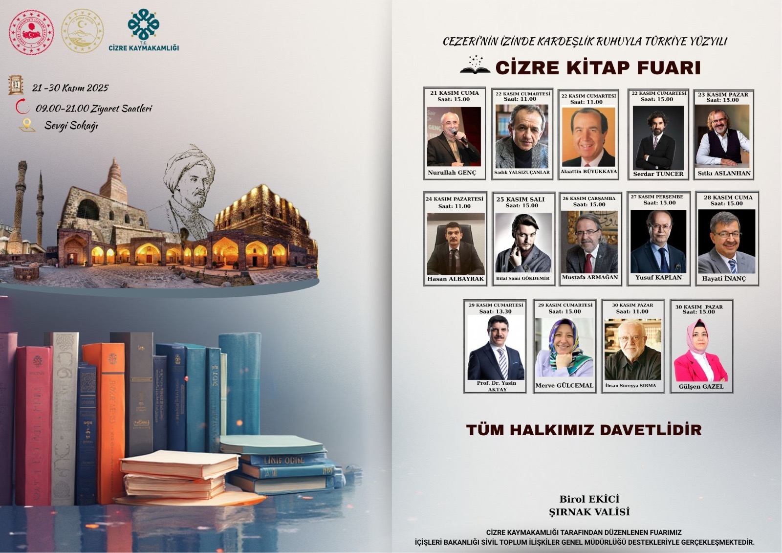 Cizre Kitap Fuarı Kitap Severlerle Buluşuyor