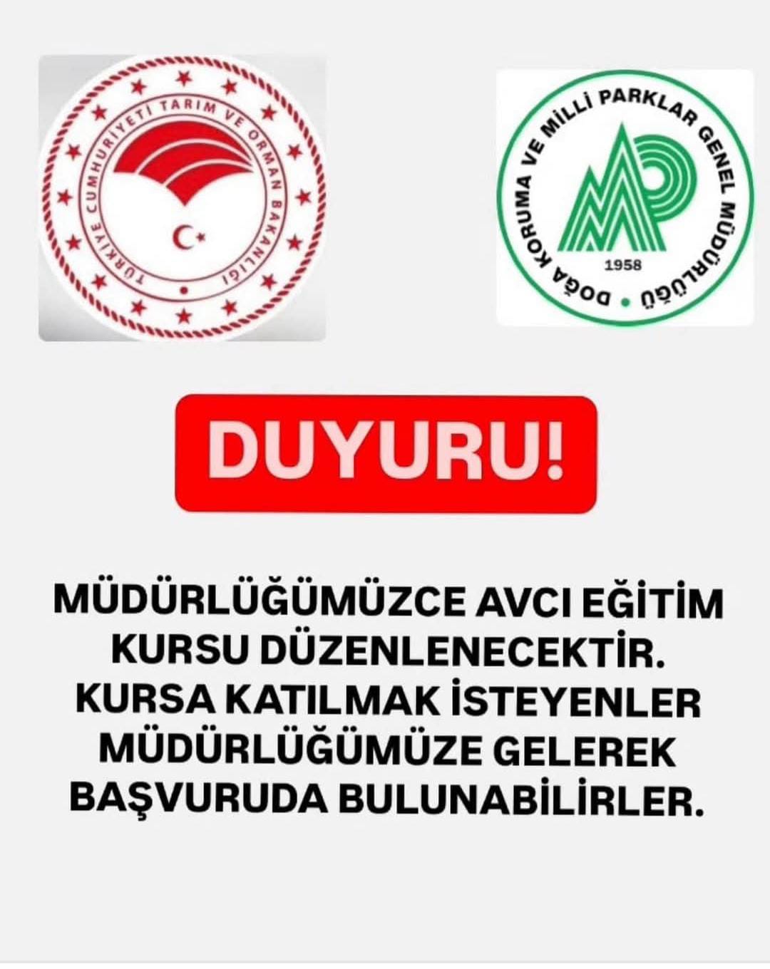 Siirt İlinde Vatandaşlara Bilinçli ve Sürdürülebilir Avcılık Yapılması İçin Avcı Eğitim Kursu Düzenlenecek