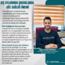 Siirt Eğitim ve Araştırma Hastanesi Göz Hastalıkları Uzmanı Op. Dr. Mecid Zaidoğlu’ndan Çocuklar İçin Önemli Kış Uyarısı