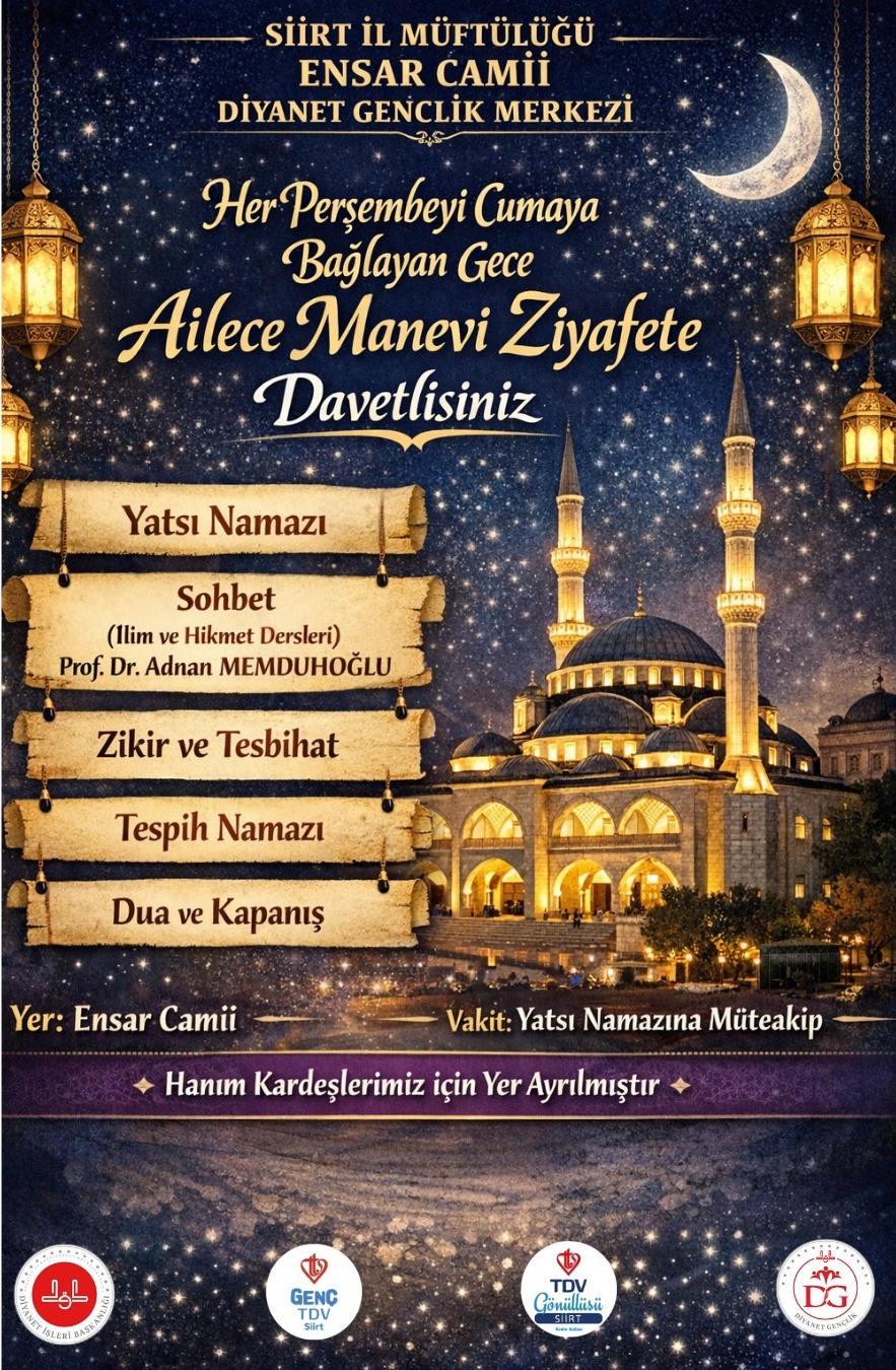 Her Perşembe Akşamı Manevi Ziyaret