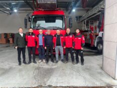 Siirt İHH ve İtfaiye Müdürlüğü Arasında İş Birliği Görüşmesi