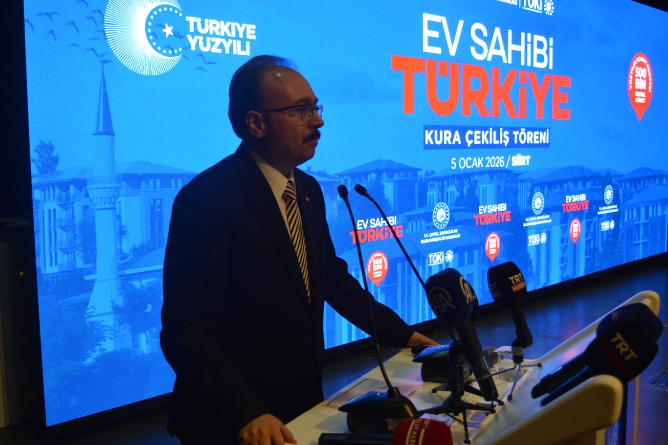 Siirt’te TOKİ 500 Bin Sosyal Konut Kurası Çekildi: Asil ve Yedek İsimler Belli Oldu