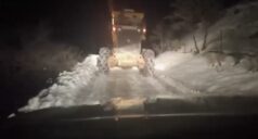 Şirvan Daltepe Köyü’nde Fenalaşan Hasta Karla Mücadele Ekipleri Tarafından Kurtarıldı