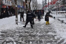 Başkan Yardımcısı Tatlısöz, Karla Mücadele Çalışmalarını Sahada İnceledi