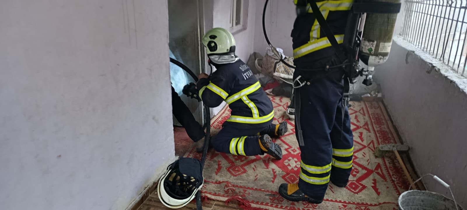 Siirt’te Ev Yangını! İtfaiyeden Zamanında Müdahale