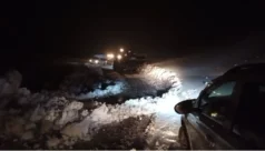 Pervari’de Karda Mahsur Kalan Vatandaşlar Kurtarıldı