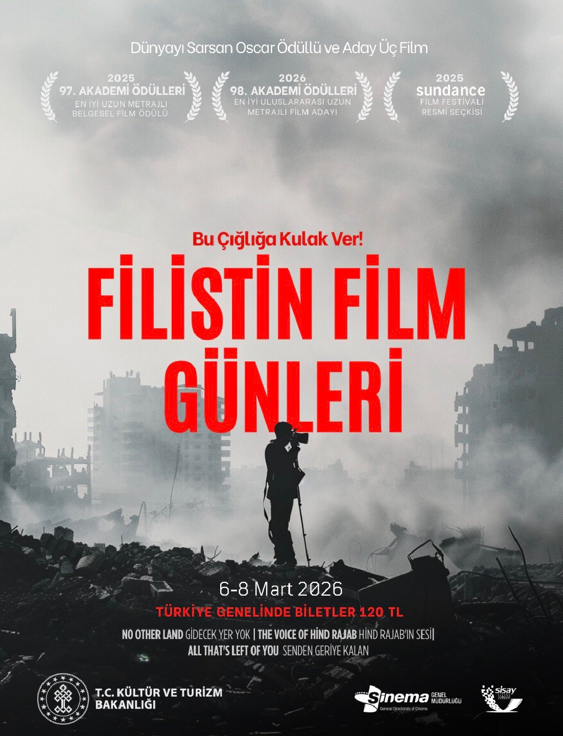 Filistin Film Günleri Siirt’te Sinemaseverlerle Buluşuyor