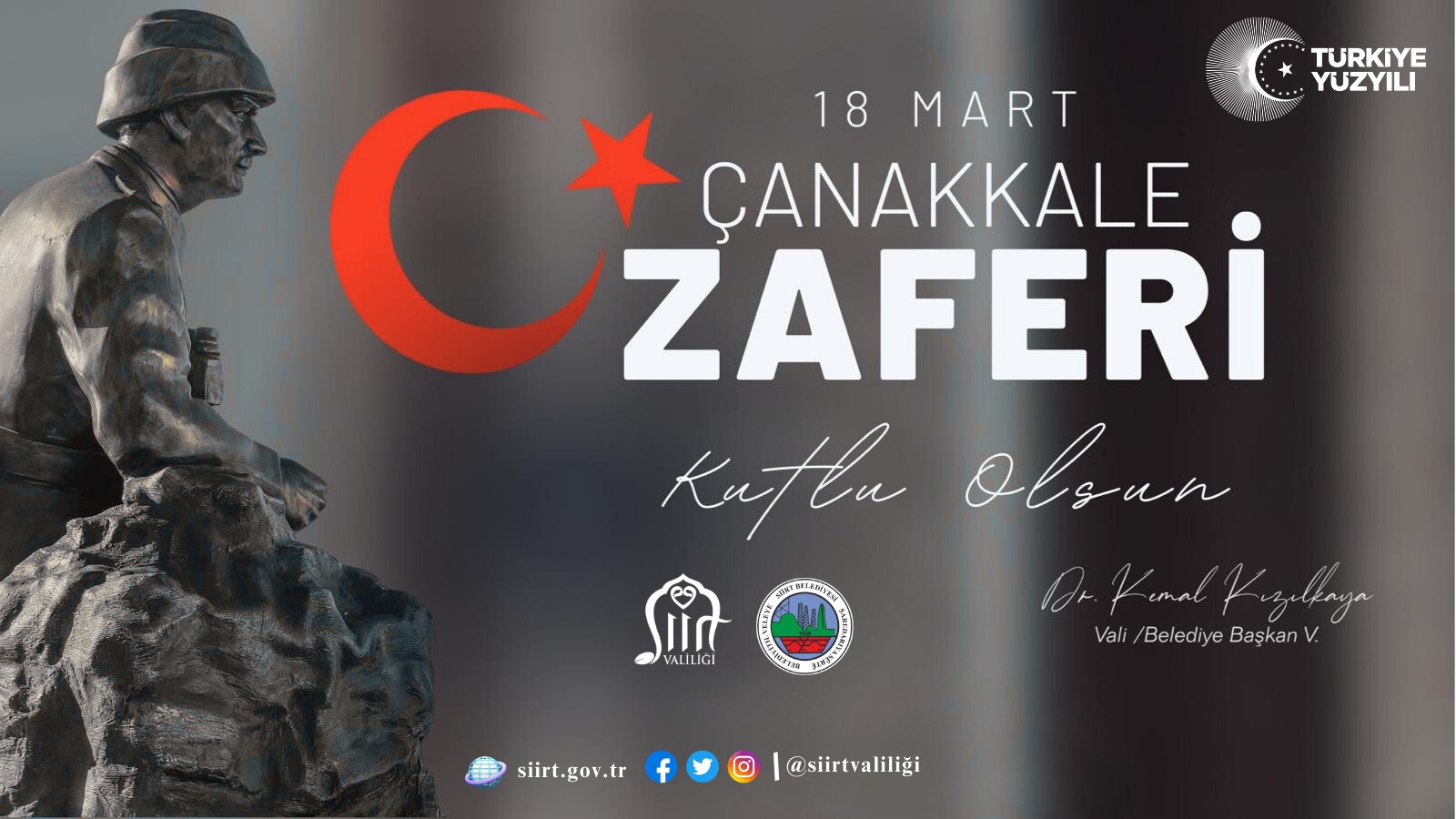 Siirt’te “18 Mart Çanakkale Zaferi ve Şehitleri Anma Günü” Çeşitli Etkinliklerle Anılacak