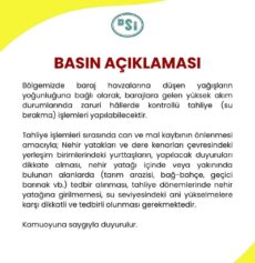 DSİ’den Baraj Havzaları İçin Uyarı: Kontrollü Su Tahliyesi Yapılabilir